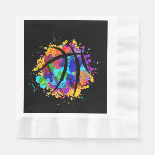 Serviette En Papier Basket-ball vintage Graphisme Design Cool Basketba