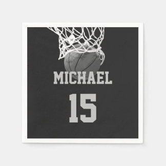 Serviette En Papier Basket-ball Votre nom