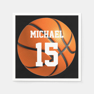 Serviette En Papier Basket-ball Votre nom