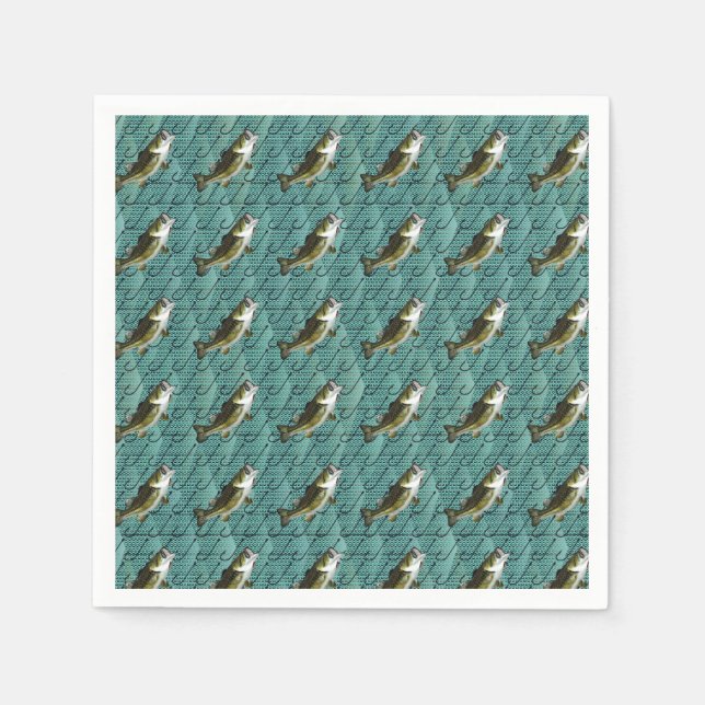 Serviette En Papier Basse pêche (Devant)