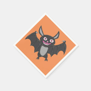 Serviette En Papier Bat d'Halloween