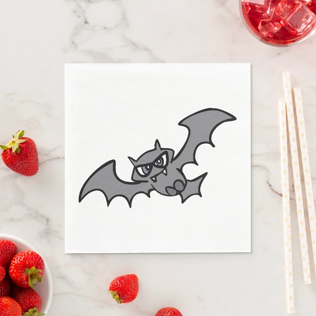 Serviette En Papier Bat malin (Créateur téléchargé)