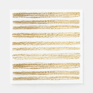 Serviette En Papier Bat mitzvah ou Bar Mitzvah Gold Stried