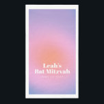Serviette En Papier Bat mitzvah violet de lavande à dégradé tendance p<br><div class="desc">Tendance personnalisée Moderne Déclinent Lavande Purple Bat mitzvah Papier de toilette</div>