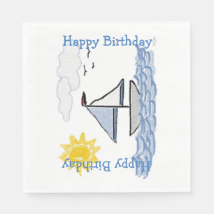 Serviette En Papier Bateau à voile