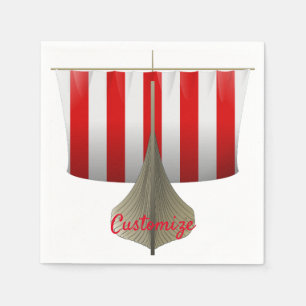 Serviette En Papier Bateau Viking Thunder_Cove