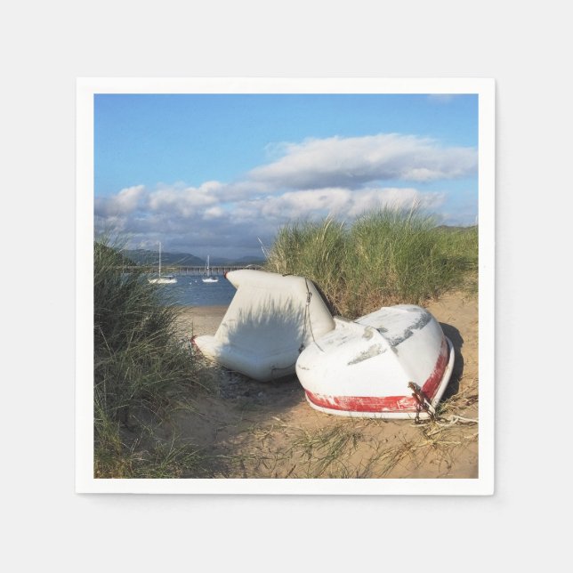 SERVIETTE EN PAPIER BATEAUX (Devant)