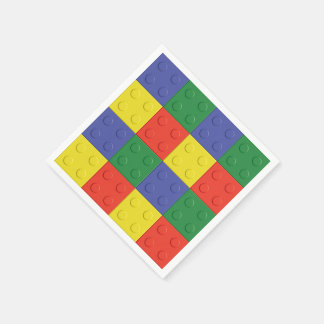 Serviette En Papier Bâtiment Blocs et briques Partie Napkins
