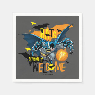Serviette En Papier Batman   Logo inspiré d'Halloween