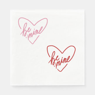 SERVIETTE EN PAPIER BE MINE 