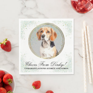Serviette En Papier Beagle Chien Animaux Mariages Napkins Avec Chiens 