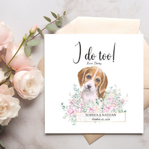 Serviette En Papier Beagle Chien Mariage Cocktail Napkins
