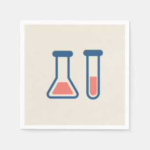 Serviette En Papier Beaker & Test Tube Science Themed