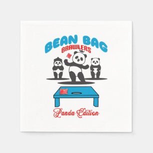 Serviette En Papier Bean Bag Brawlers - Panda