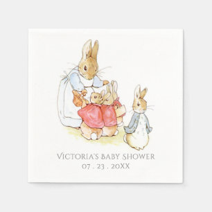Serviette En Papier Beatrix Potter Bunny Baby shower lapin