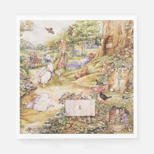 Serviette En Papier Beatrix Potter Cute Peter et ses amis