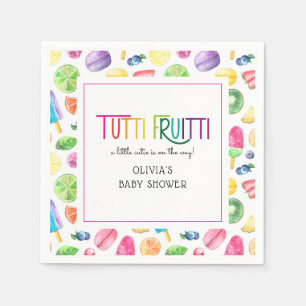 Serviette En Papier Beau Baby shower de Fruits Tutti Fruitti