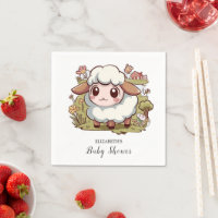 Beau Baby shower de moutons de la ferme
