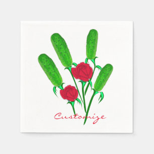 Serviette En Papier Beau bouquet de Pickle avec Roses Thunder_Cove