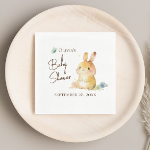 Serviette En Papier Beau lapin Baby shower