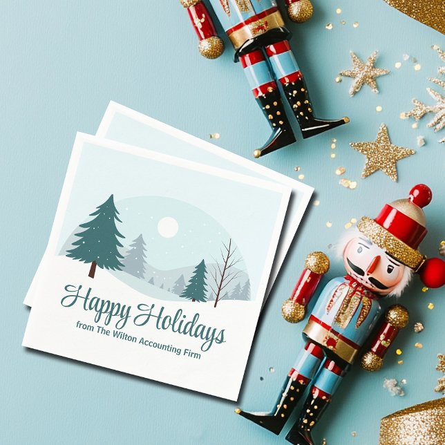 Serviette En Papier Beau Noël Arbres Fêtes d'hiver Fête (Créateur téléchargé)