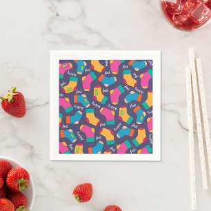 Serviette En Papier Beaucoup De Chaussettes En Papier