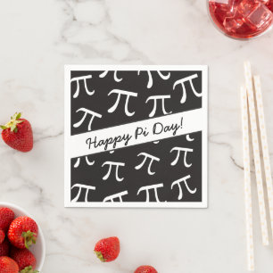 Serviette En Papier Beaucoup de Pi - Math - Joyeux jour de Pi Serviett