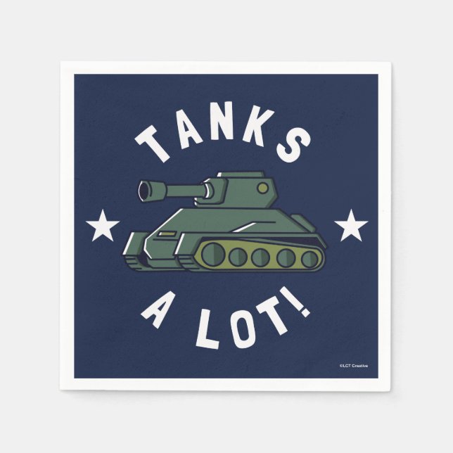 Serviette En Papier Beaucoup De Réservoirs (Devant)