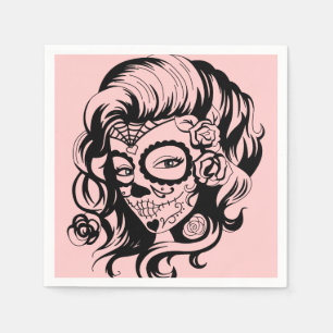 Serviette En Papier Beauté de la Fête des Morts