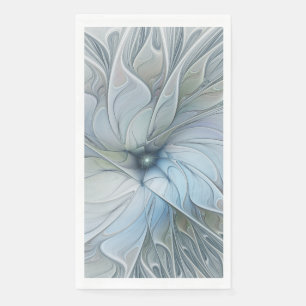 Serviette En Papier Beauté Élégante Fleur d'Art Abstrait Moderne Fract
