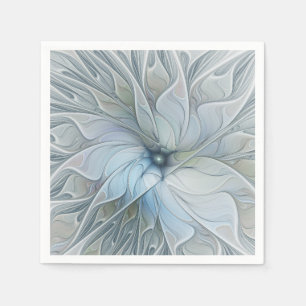 Serviette En Papier Beauté élégante Moderne Abstraite Fractal Art Flow