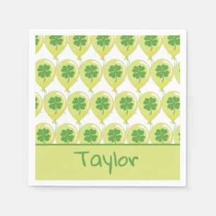 Serviette En Papier Beaux ballons pour la Saint Patrick's Day