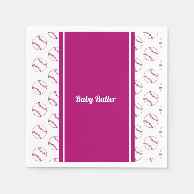 Serviette En Papier Bébé baller Papier serviette (Devant)