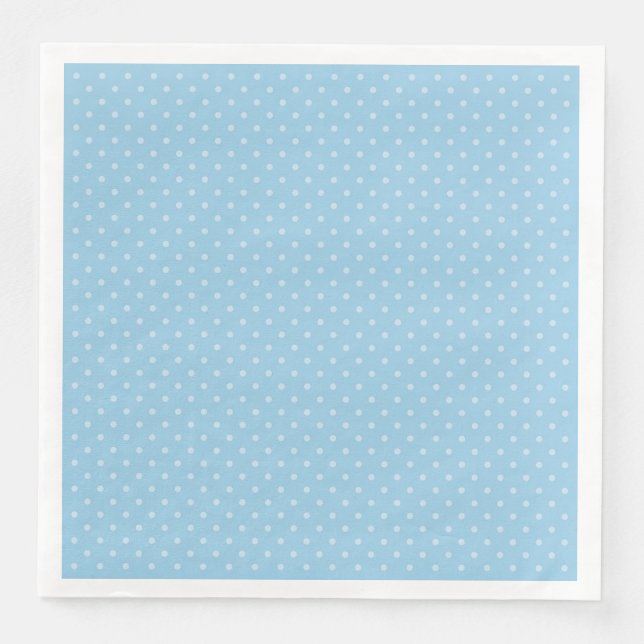 Serviette En Papier Bébé bleu garçon (Devant)