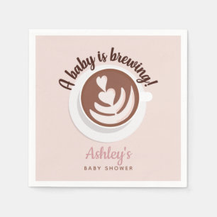 Serviette En Papier Bébé brasse Café Brunch Baby shower Saupoudrer