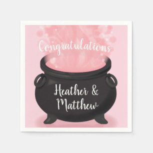 Serviette En Papier Bébé brasse Sorcière douche gothique rose fille