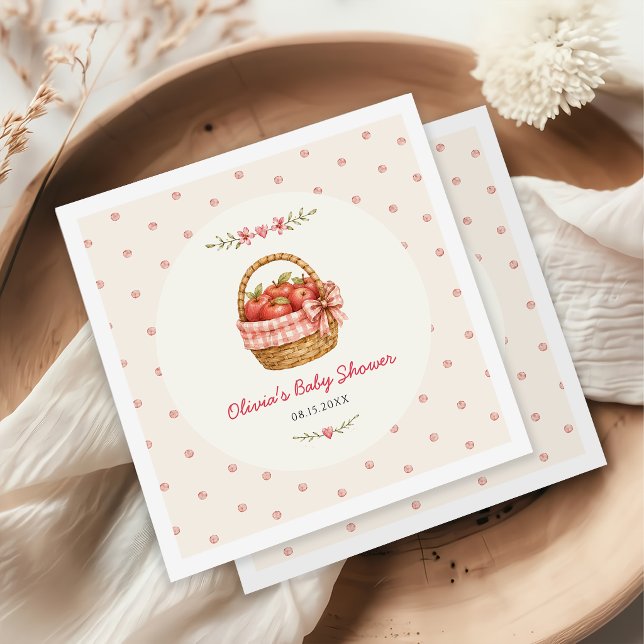 Serviette En Papier Bébé Chéri Baby Shower  (Créateur téléchargé)