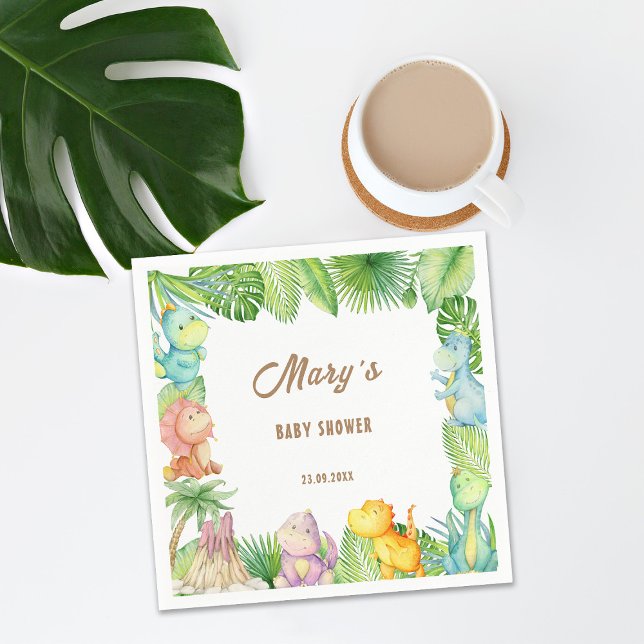 Serviette En Papier Bébé dinosaure (Créateur téléchargé)