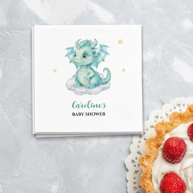 Serviette En Papier Bébé Dragon (Créateur téléchargé)