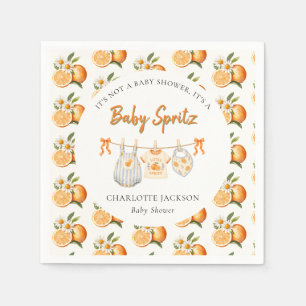 Serviette En Papier Bébé Fleur d'Oranger Spritz Baby Shower