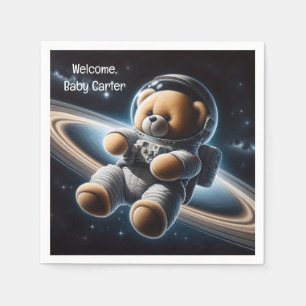Serviette En Papier Bébé Garçon Astronaut Teddy Bear