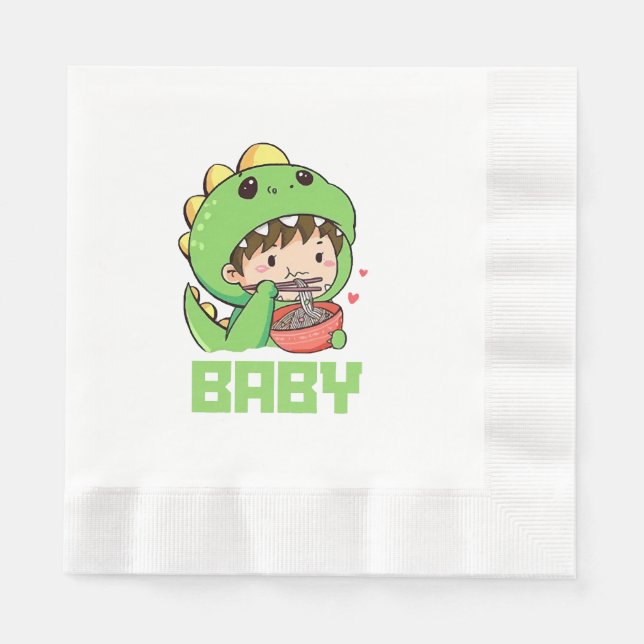 Serviette En Papier bébé godzilla (Devant)