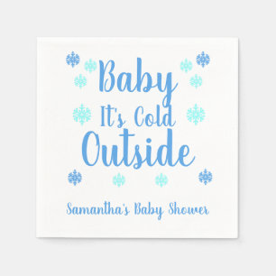 Serviette En Papier Bébé Il fait froid dehors