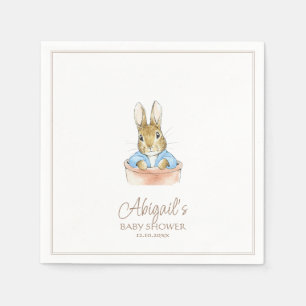 Serviette En Papier Bébé Lapin Baby Shower