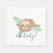 Bébé mignet Sleepy Sloth Oh Baby Baby shower