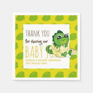 Serviette En Papier Bébé mignon Dinosaur Hatching ShowParty Jurassic