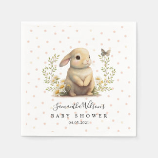 Serviette En Papier Bébé mignon lapin avec serviettes Baby shower Papi