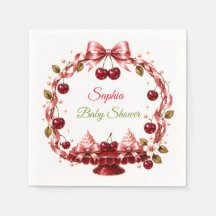 Bébé Ruban Cerise Fête Rose Satin Nœud Cerises