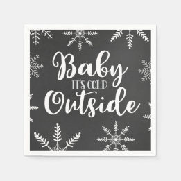 Serviette En Papier Bébé son froid à l'extérieur du Baby shower d'hive