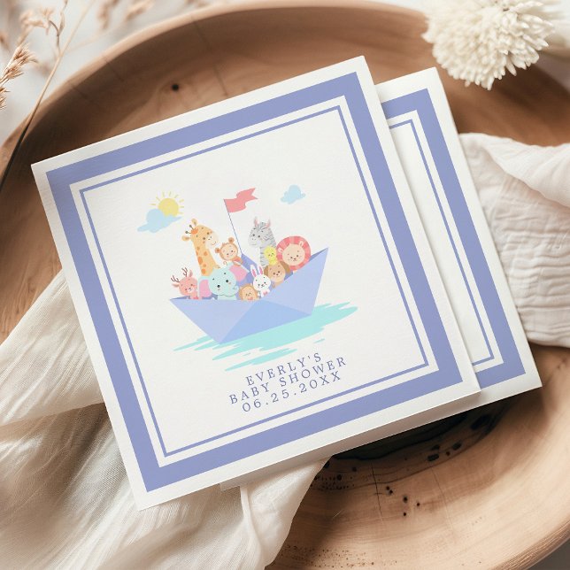 Serviette En Papier Bébé sur l'arche de Noé Shower (Créateur téléchargé)